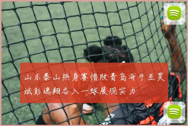 山东泰山热身赛惜败青岛海牛王昊斌彭逸翔各入一球展现实力