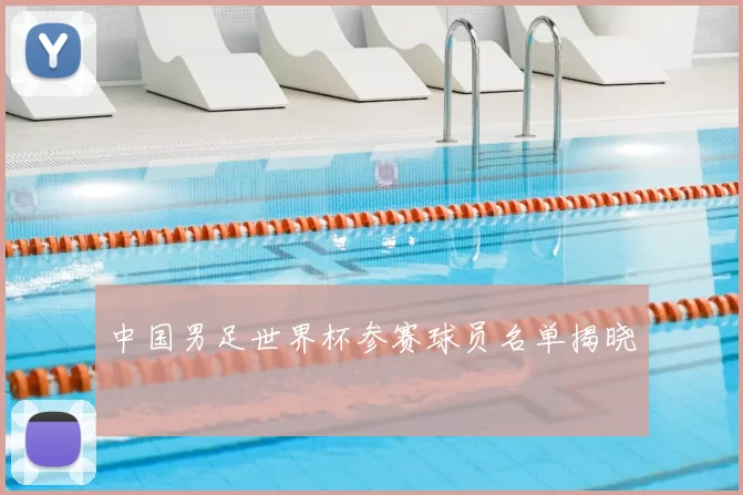 中国男足世界杯参赛球员名单揭晓