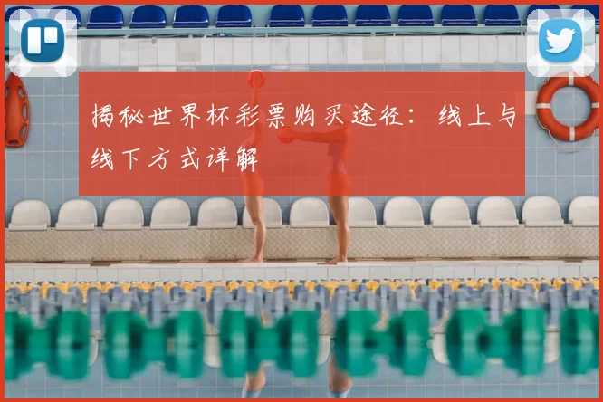 揭秘世界杯彩票购买途径:线上与线下方式详解