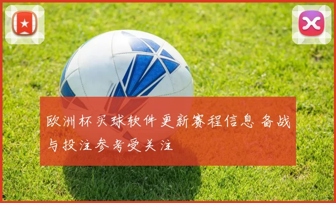 欧洲杯买球软件更新赛程信息 备战与投注参考受关注